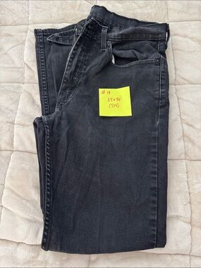 Levi's Men's Straight Black Denim Jeans